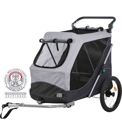 Fahrrad-Anhänger für Hunde-Pfoten Feinstes