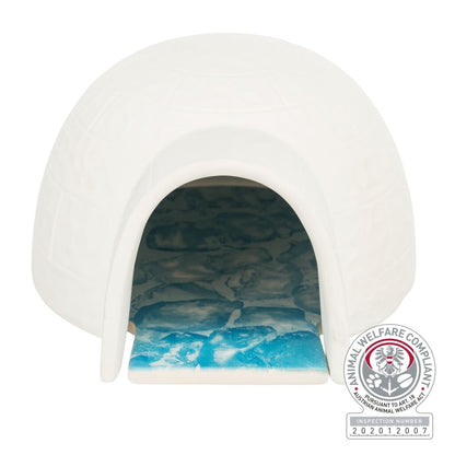 Iglu mit Kühlplatte-Pfoten Feinstes