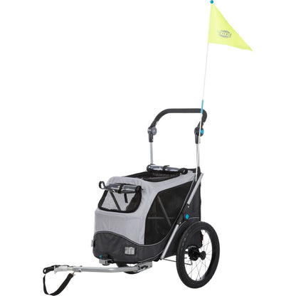 Fahrrad-Anhänger für Hunde-Pfoten Feinstes