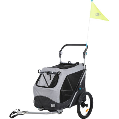 Fahrrad-Anhänger für Hunde-Pfoten Feinstes