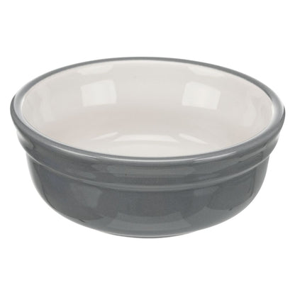 Napf-Set, Keramik/Metall-Pfoten Feinstes
