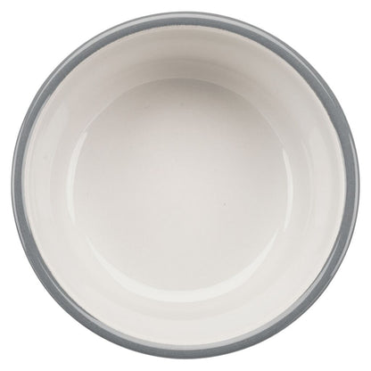 Napf-Set, Keramik/Metall-Pfoten Feinstes
