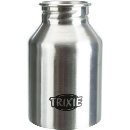 Edelstahl Flasche mit Trinknapf-Pfoten Feinstes