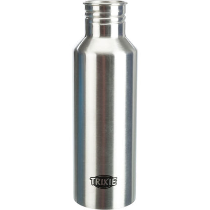 Edelstahl Flasche mit Trinknapf-Pfoten Feinstes