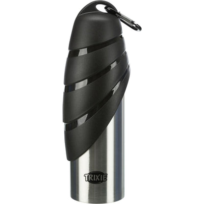 Edelstahl Flasche mit Trinknapf-Pfoten Feinstes