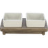 Napf-Set CityStyle, Keramik/MDF-Pfoten Feinstes