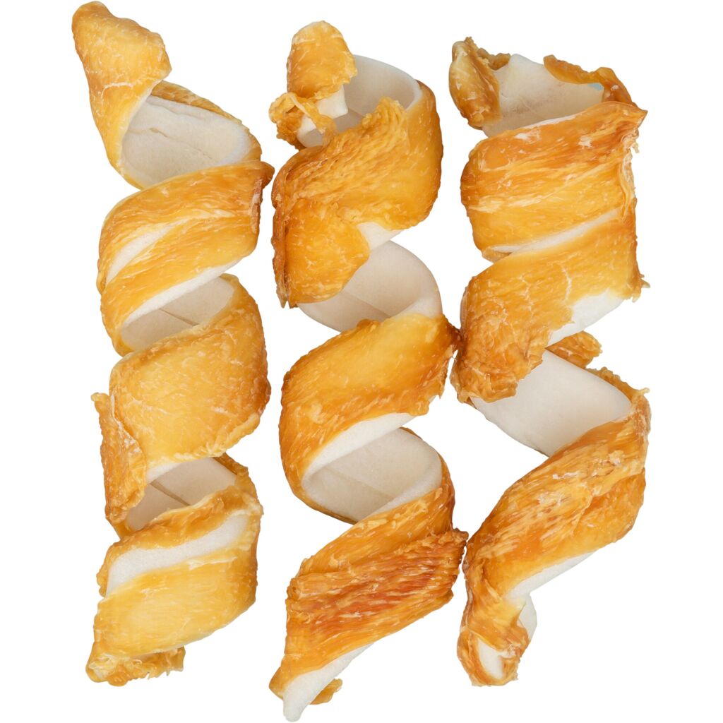 Curls mit Hühnerbrust-Pfoten Feinstes