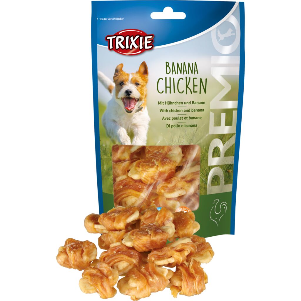 Bites mit Hühnerbrust &amp; Banane