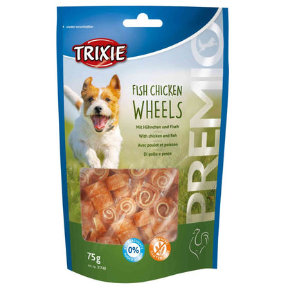 Wheels mit Hühnerbrust &amp; Fisch-Pfoten Feinstes