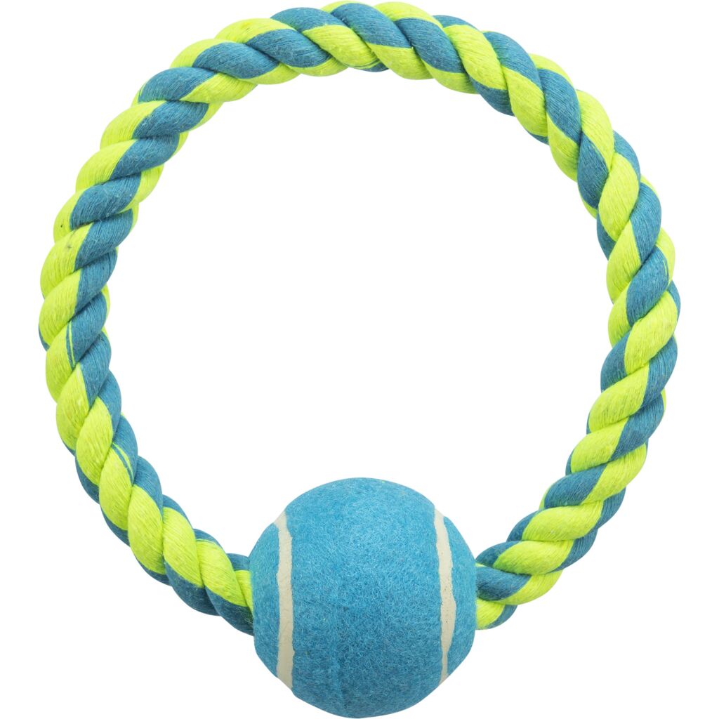 Tauring mit Tennisball, Baumwolle/Polyester-Pfoten Feinstes