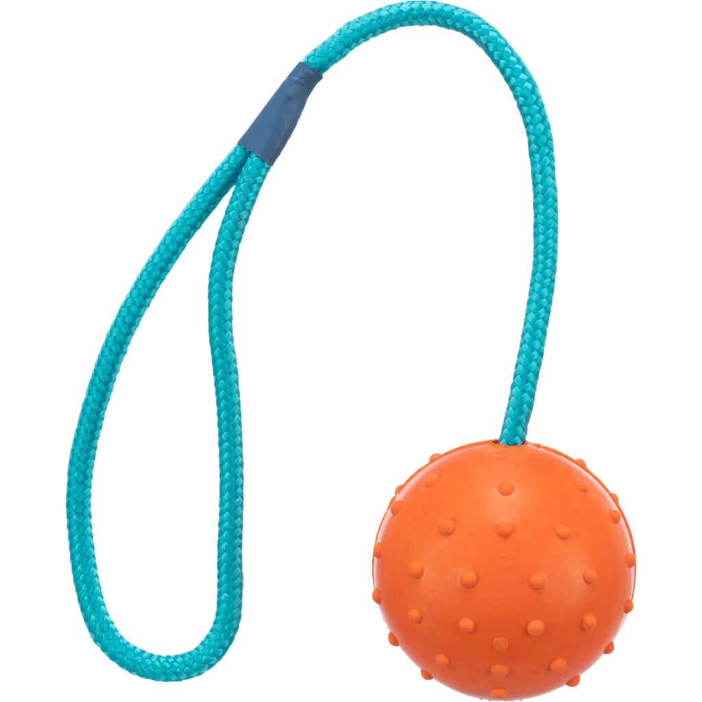 Ball am Seil, Naturgummi-Pfoten Feinstes