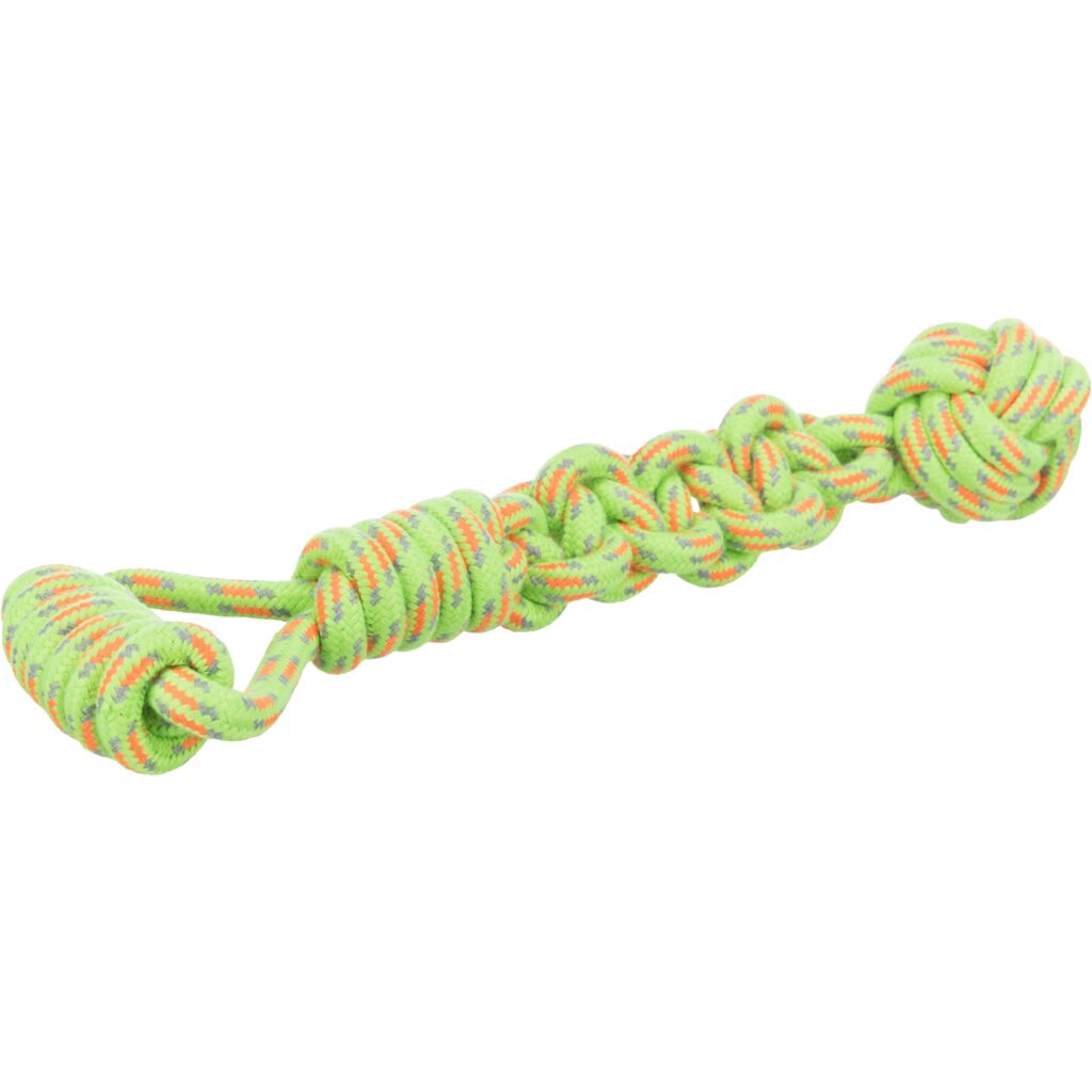 Spieltau mit eingeflochtenem Ball, Baumwolle/Polyester-Pfoten Feinstes