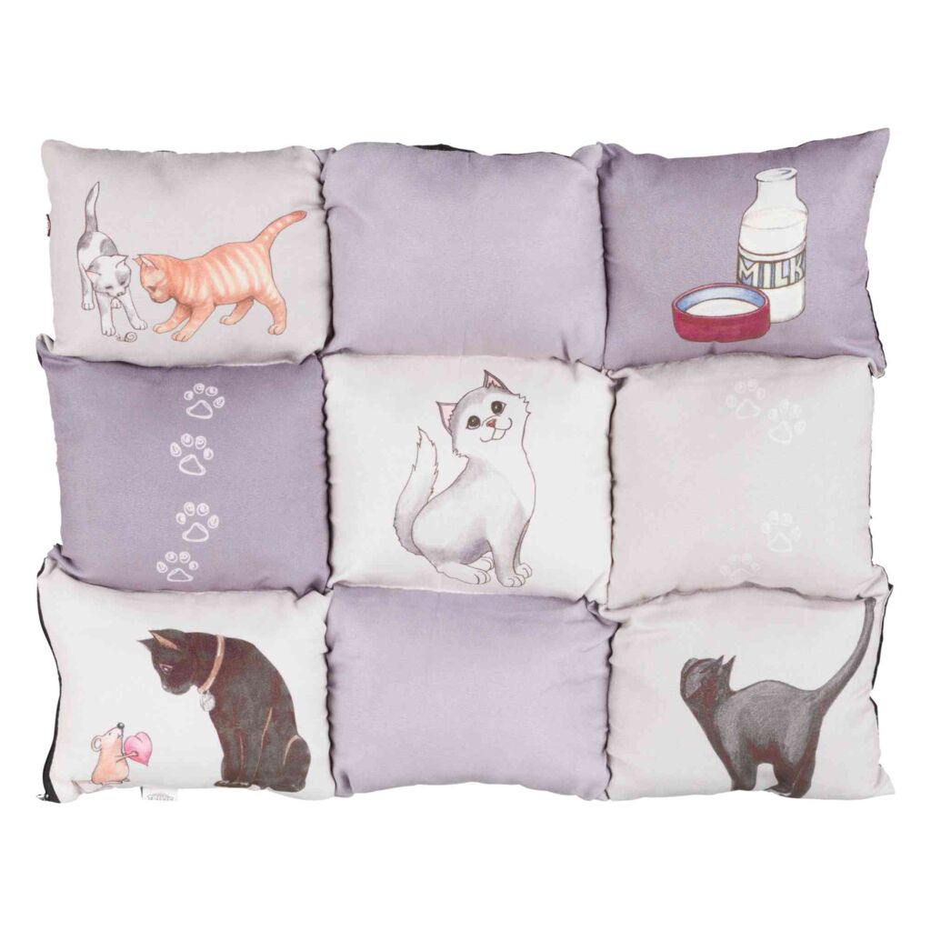Liegematte Patchwork Cat-Pfoten Feinstes