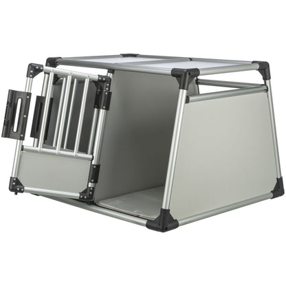 Doppel-Transportbox, Aluminium-Pfoten Feinstes