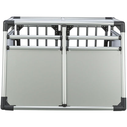 Doppel-Transportbox, Aluminium-Pfoten Feinstes