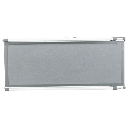2-fach Teleskop-Rampe, Aluminium/Sandpapier-Pfoten Feinstes