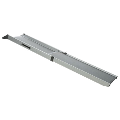 2-fach Teleskop-Rampe, Aluminium/Sandpapier-Pfoten Feinstes