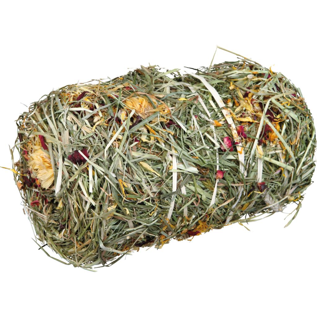 Heuballen mit Blütenmix-Pfoten Feinstes