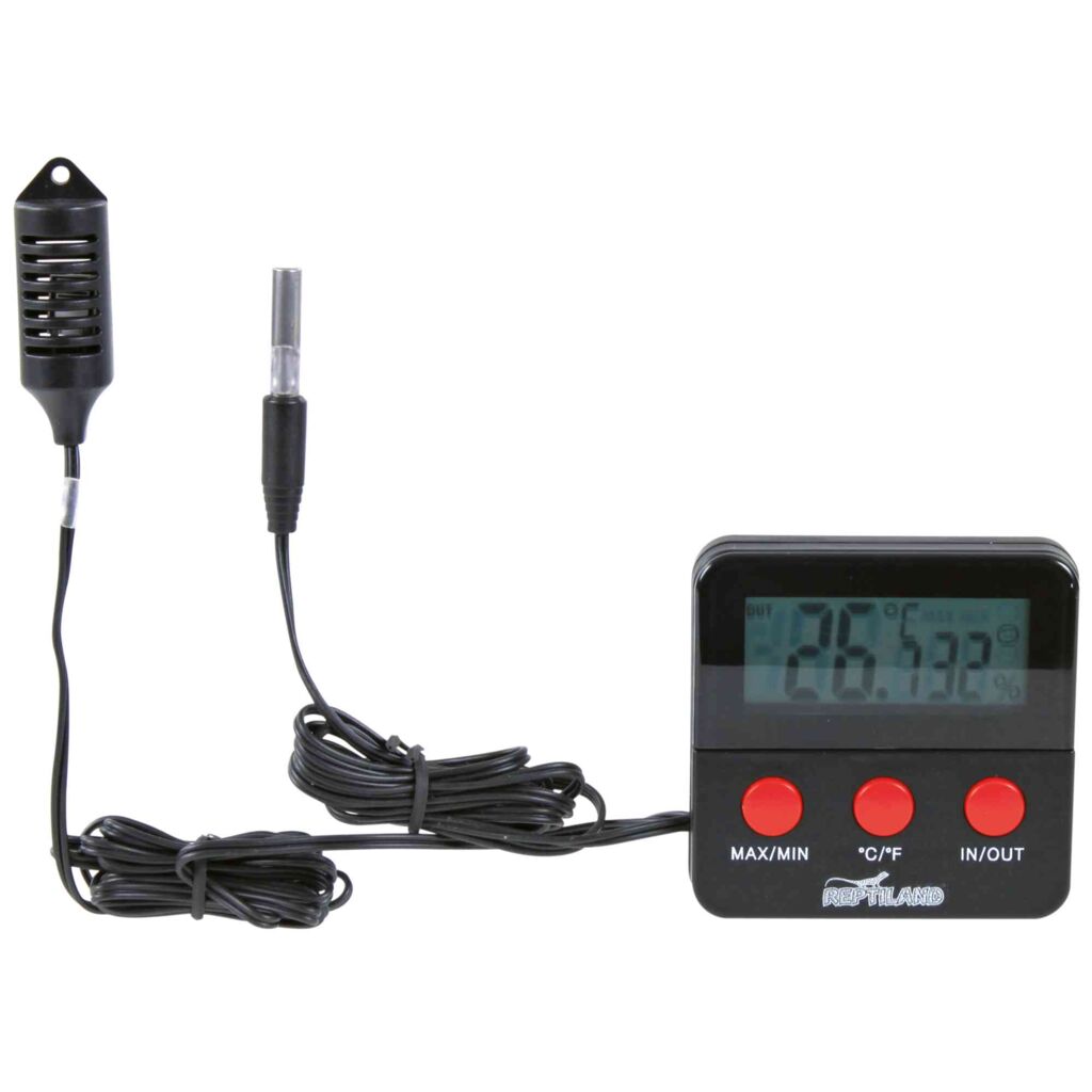 Digital-Thermo-/Hygrometer, fernfühlend-Pfoten Feinstes