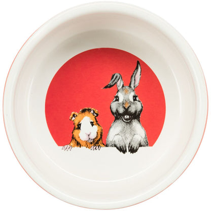 Honey &amp; Hopper Keramiknapf-Pfoten Feinstes