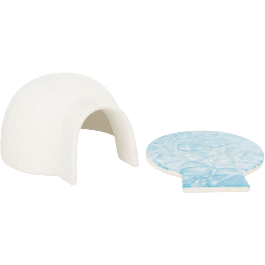 Iglu mit Kühlplatte-Pfoten Feinstes
