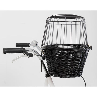 Hundefahrradkorb-Pfoten Feinstes