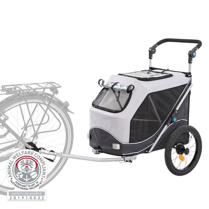 Fahrrad-Anhänger für Hunde-Pfoten Feinstes