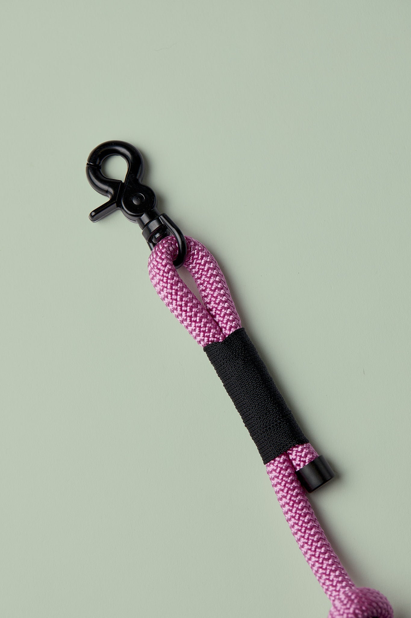 Hundeleine Samtrose verstellbar