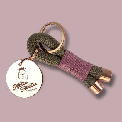 Schlüsselanhänger Roséglanz