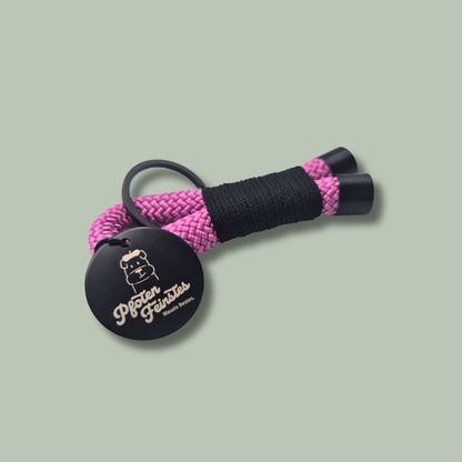 Schlüsselanhänger Samtrose